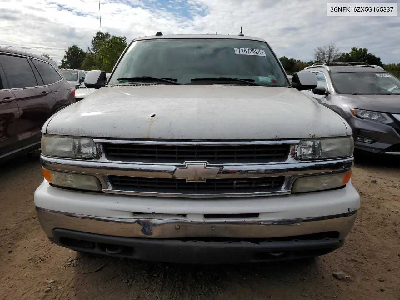 2005 Chevrolet Suburban K1500 VIN: 3GNFK16ZX5G165337 Lot: 71673524