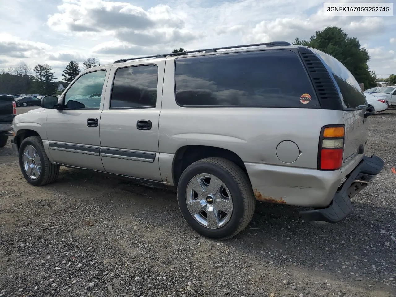 3GNFK16Z05G252745 2005 Chevrolet Suburban K1500