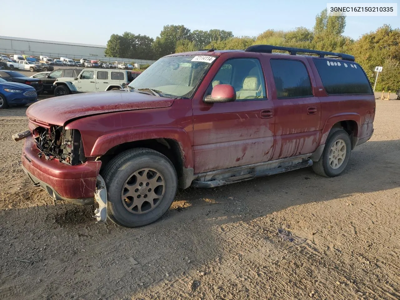 2005 Chevrolet Suburban C1500 VIN: 3GNEC16Z15G210335 Lot: 72114114