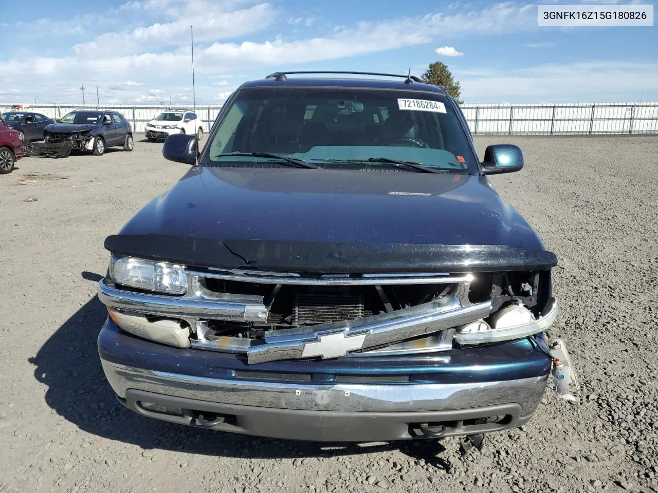 2005 Chevrolet Suburban K1500 VIN: 3GNFK16Z15G180826 Lot: 72186284