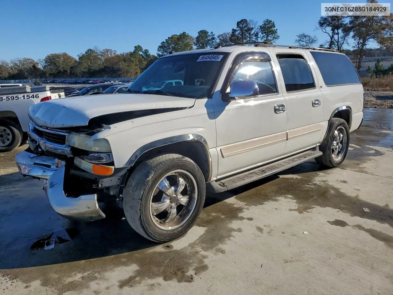3GNEC16Z85G184929 2005 Chevrolet Suburban C1500