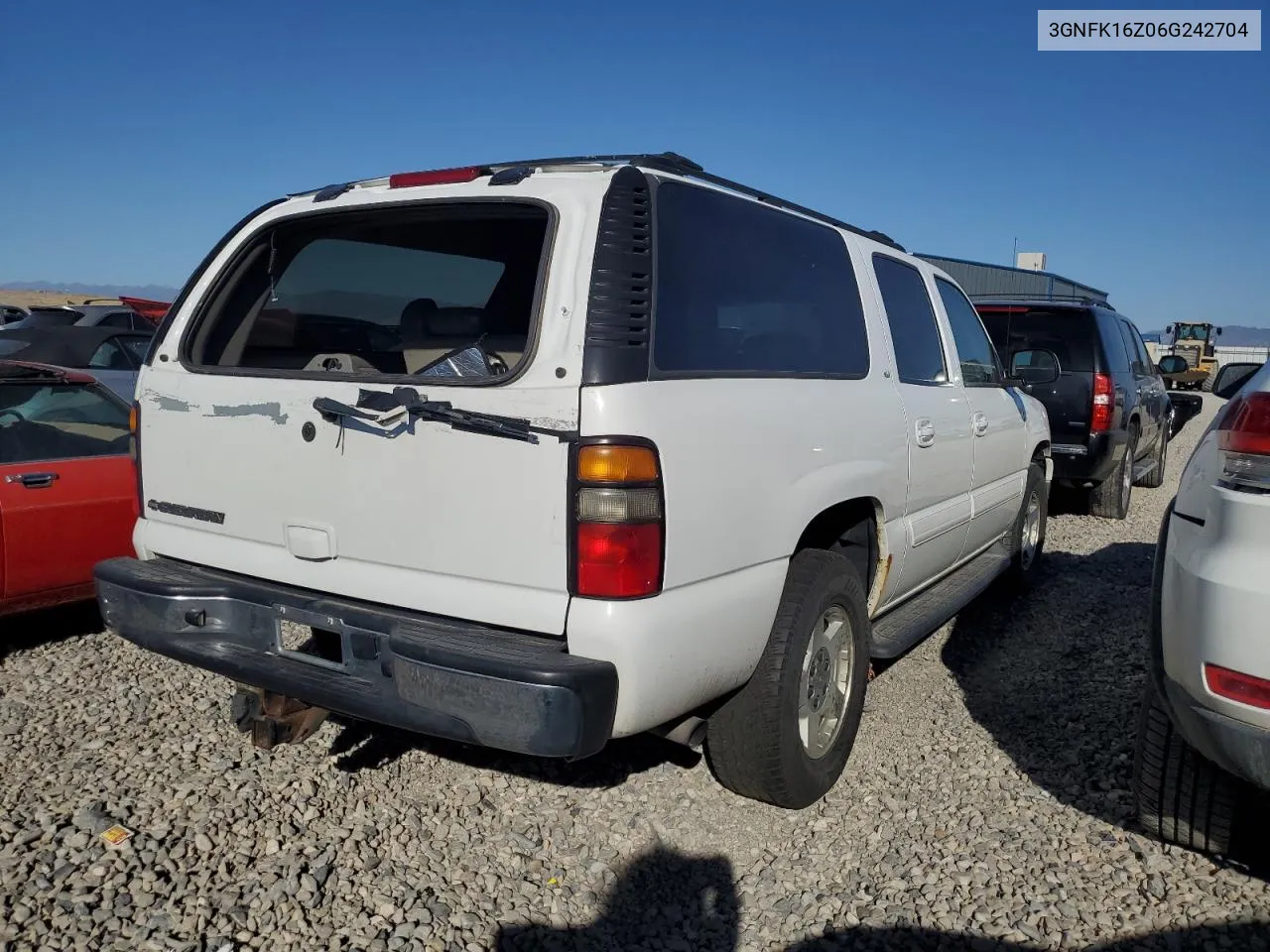 3GNFK16Z06G242704 2006 Chevrolet Suburban K1500