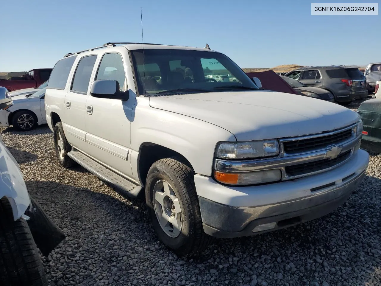 2006 Chevrolet Suburban K1500 VIN: 3GNFK16Z06G242704 Lot: 72900024