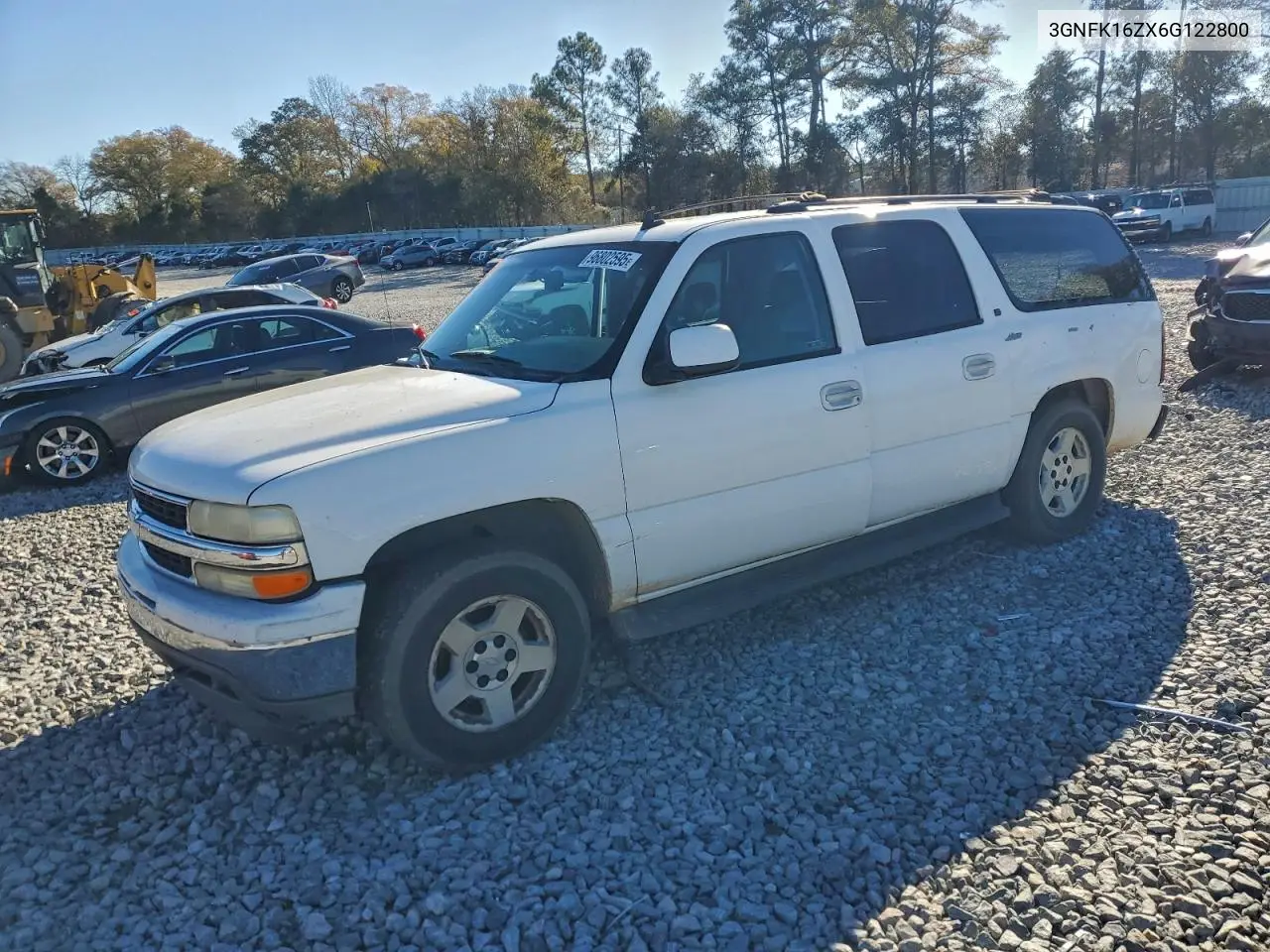 3GNFK16ZX6G122800 2006 Chevrolet Suburban K1500