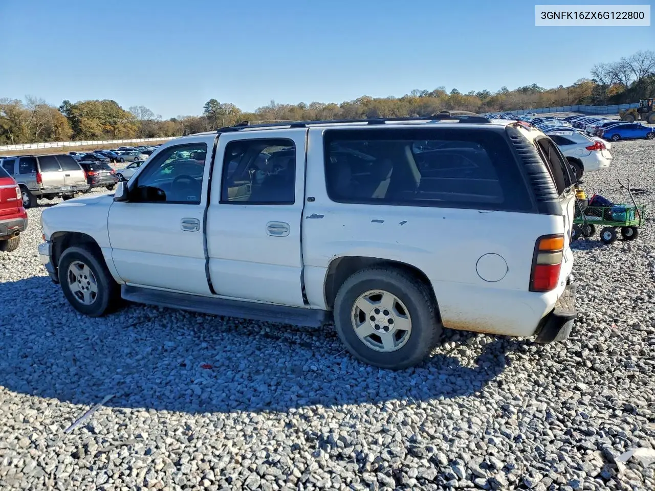 3GNFK16ZX6G122800 2006 Chevrolet Suburban K1500