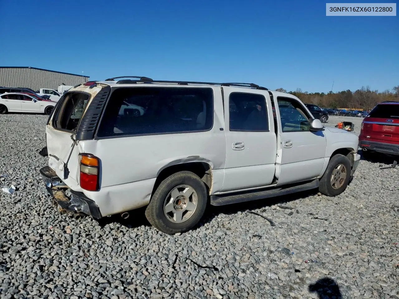 3GNFK16ZX6G122800 2006 Chevrolet Suburban K1500