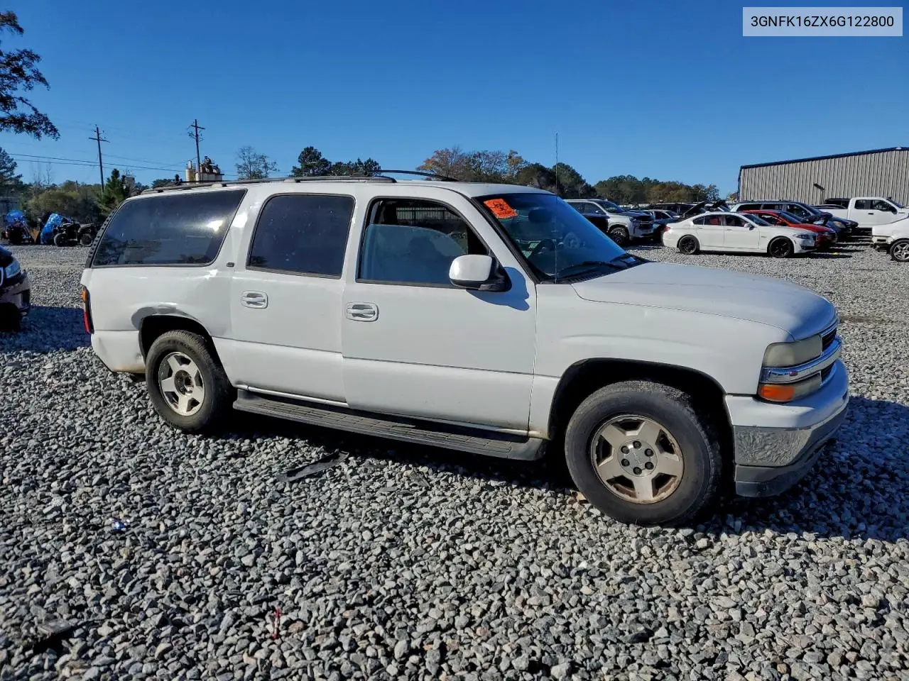 3GNFK16ZX6G122800 2006 Chevrolet Suburban K1500