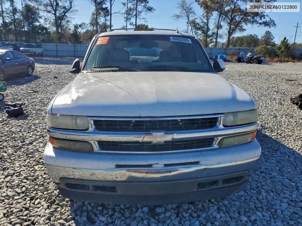 3GNFK16ZX6G122800 2006 Chevrolet Suburban K1500