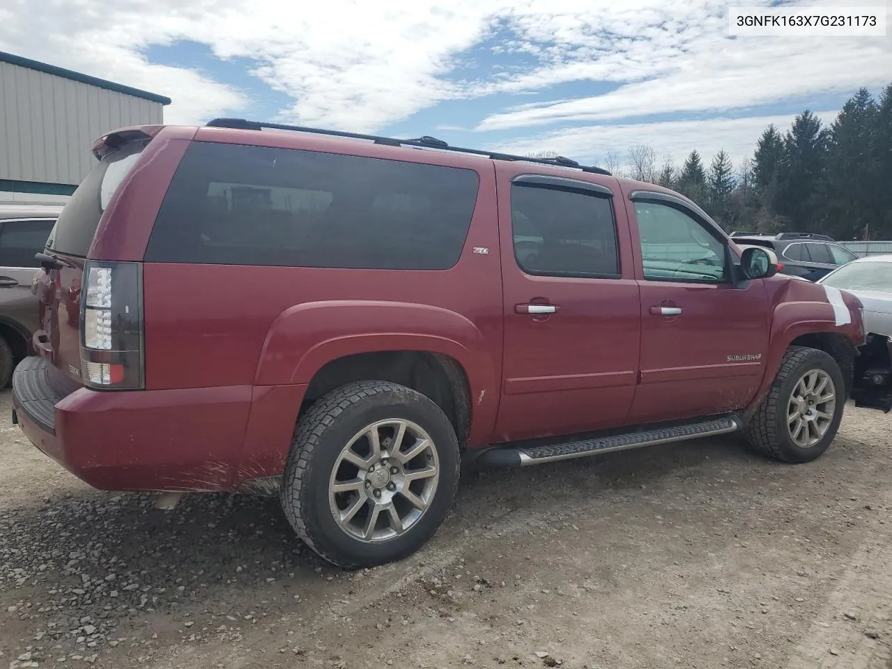 2007 Chevrolet Suburban K1500 VIN: 3GNFK163X7G231173 Lot: 53270244