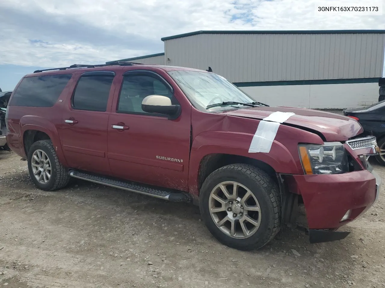 2007 Chevrolet Suburban K1500 VIN: 3GNFK163X7G231173 Lot: 53270244