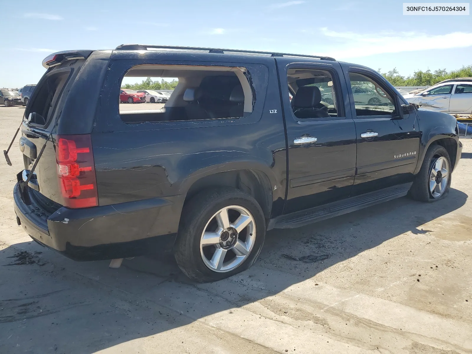 2007 Chevrolet Suburban C1500 VIN: 3GNFC16J57G264304 Lot: 57129034