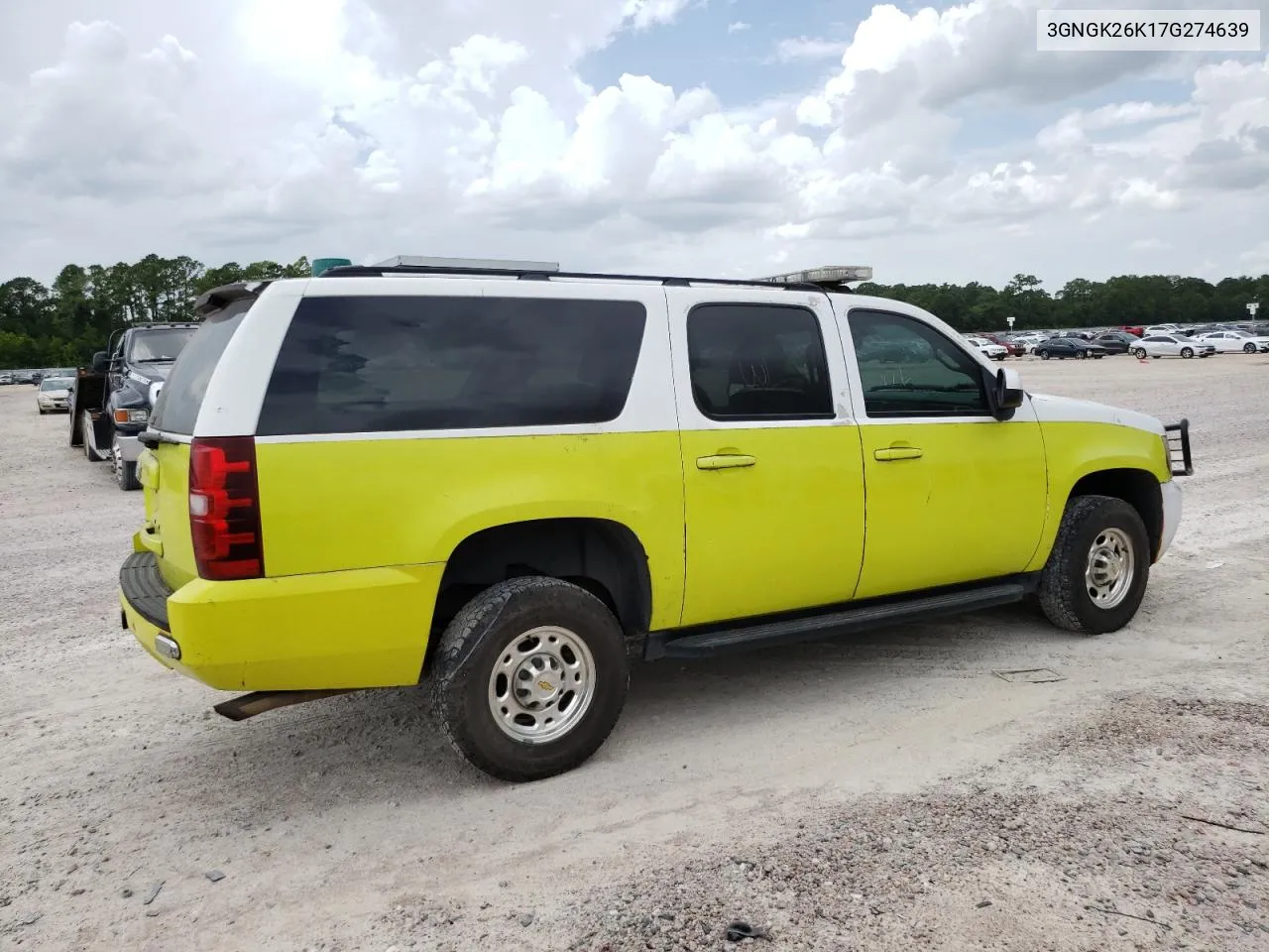 2007 Chevrolet Suburban K2500 VIN: 3GNGK26K17G274639 Lot: 58543923