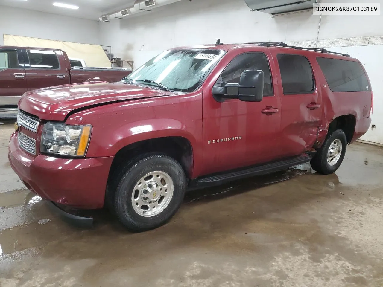 2007 Chevrolet Suburban K2500 VIN: 3GNGK26K87G103189 Lot: 58744364