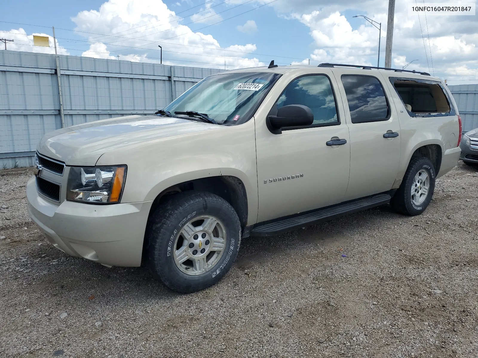 2007 Chevrolet Suburban C1500 VIN: 1GNFC16047R201847 Lot: 62022214