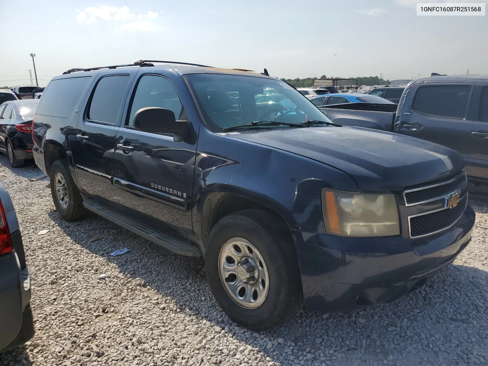 2007 Chevrolet Suburban C1500 VIN: 1GNFC16087R251568 Lot: 62377833