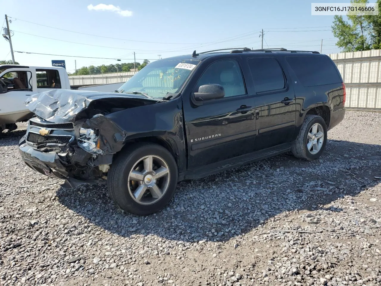 2007 Chevrolet Suburban C1500 VIN: 3GNFC16J17G146606 Lot: 63816124