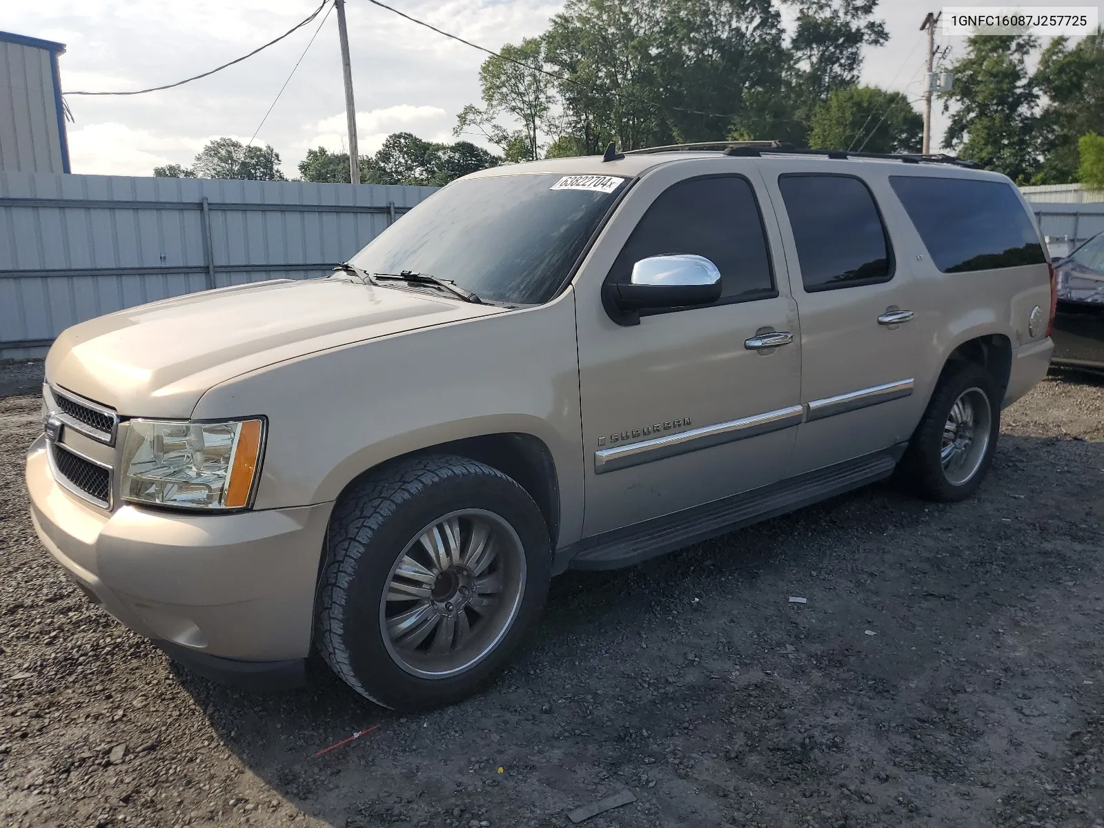 1GNFC16087J257725 2007 Chevrolet Suburban C1500