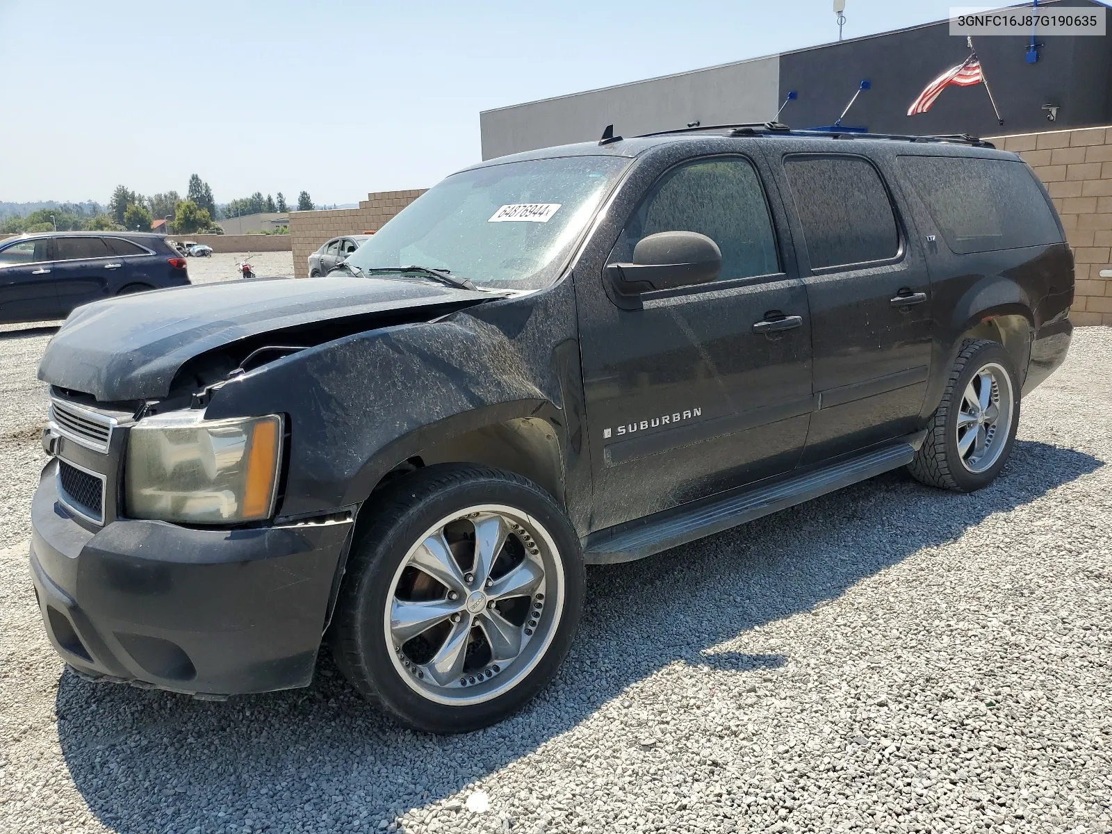 2007 Chevrolet Suburban C1500 VIN: 3GNFC16J87G190635 Lot: 64876944