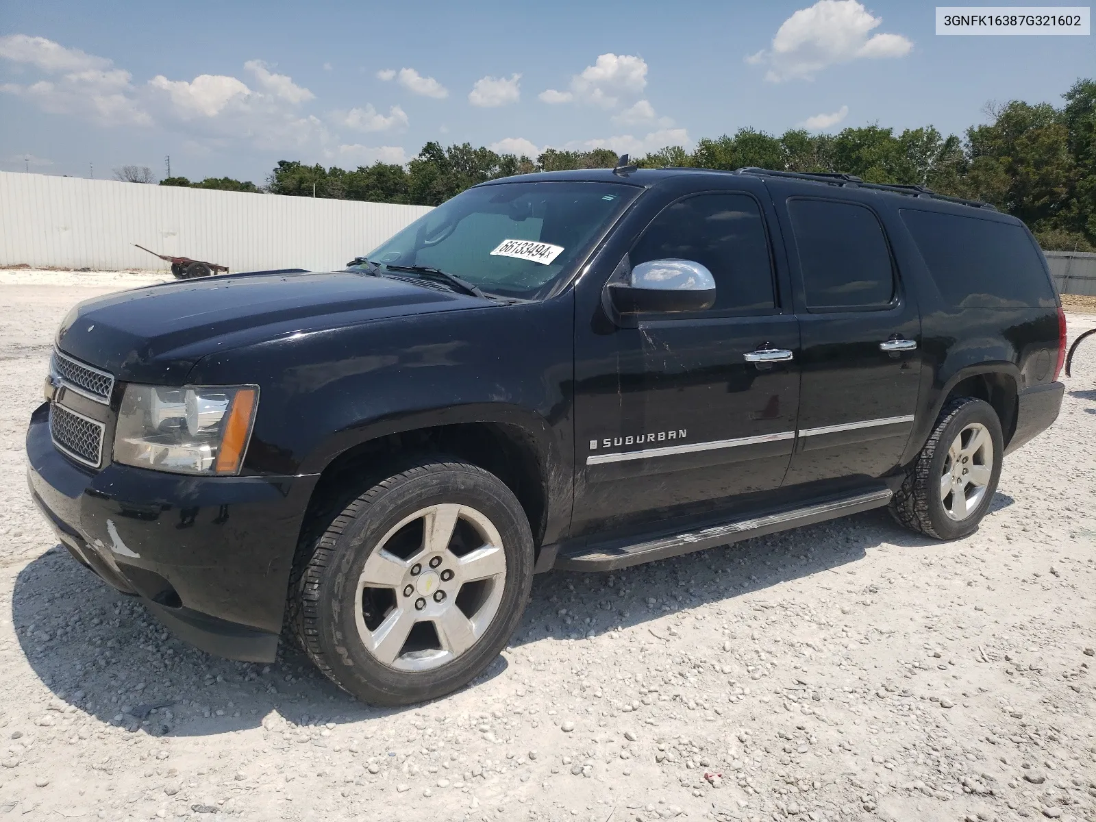 2007 Chevrolet Suburban K1500 VIN: 3GNFK16387G321602 Lot: 66133494