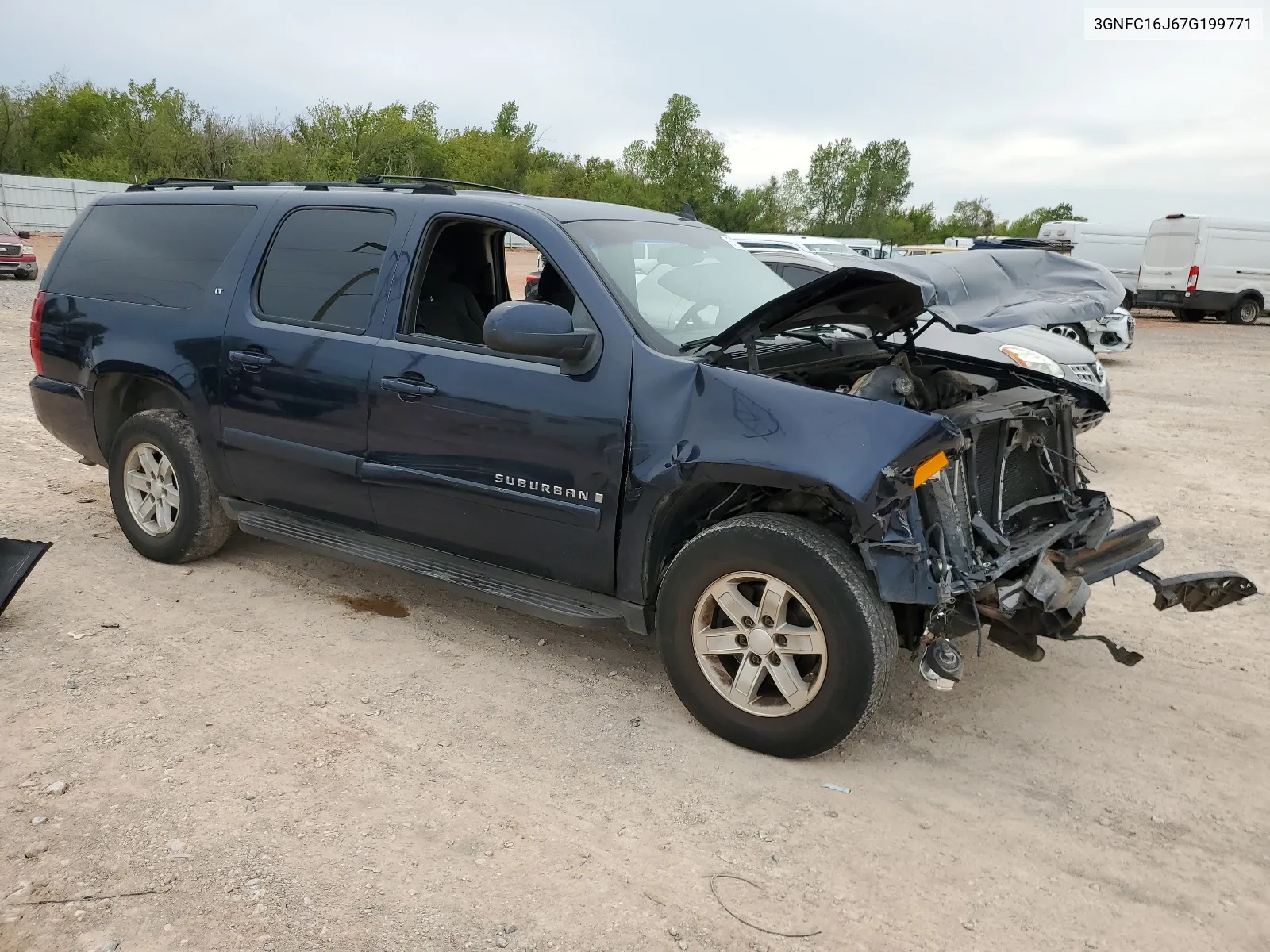 2007 Chevrolet Suburban C1500 VIN: 3GNFC16J67G199771 Lot: 67123843