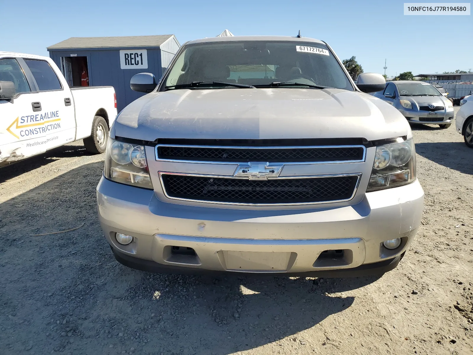 2007 Chevrolet Suburban C1500 VIN: 1GNFC16J77R194580 Lot: 67172764