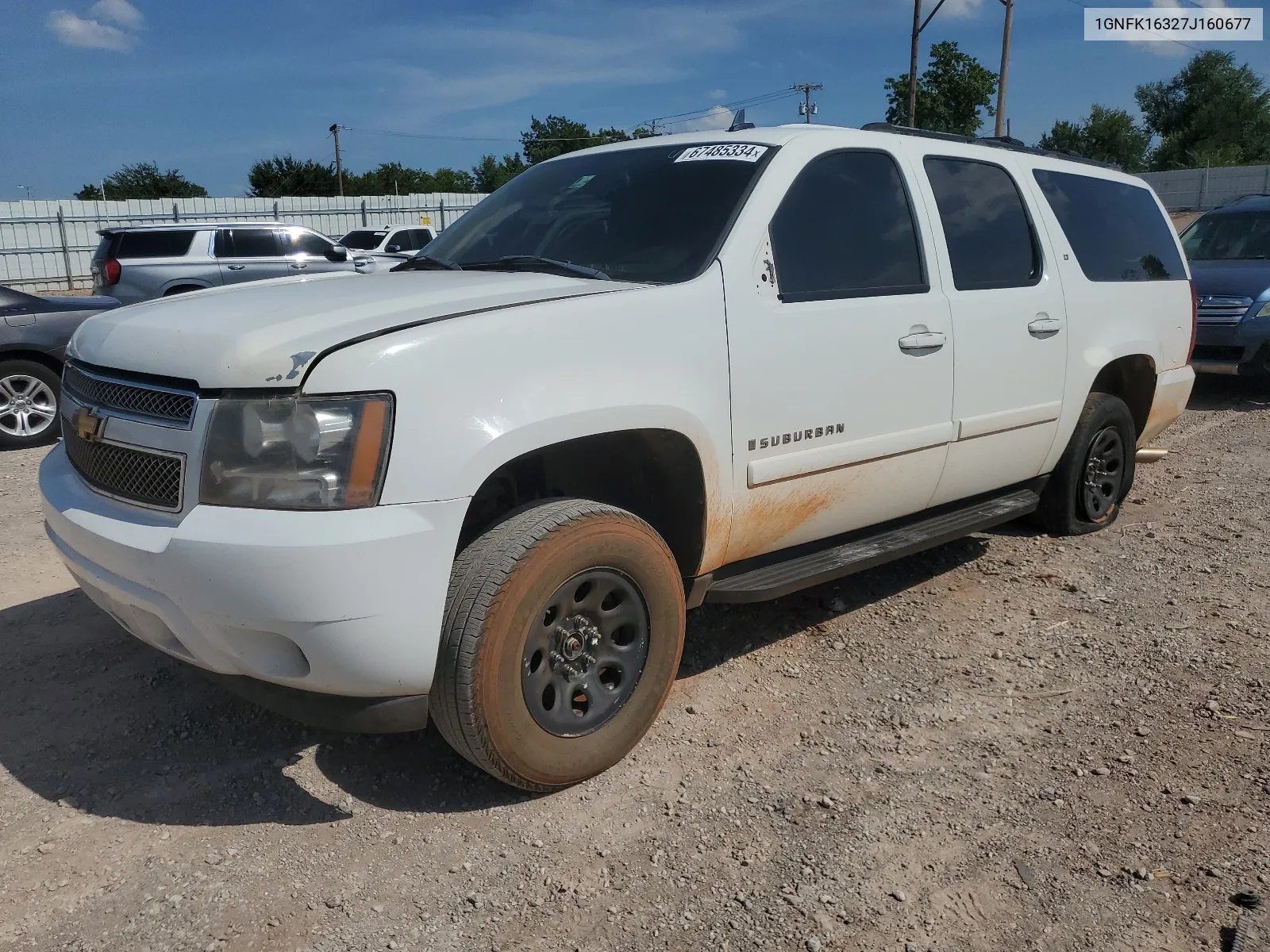 2007 Chevrolet Suburban K1500 VIN: 1GNFK16327J160677 Lot: 67485334