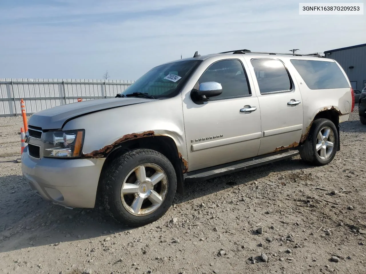 3GNFK16387G209253 2007 Chevrolet Suburban K1500