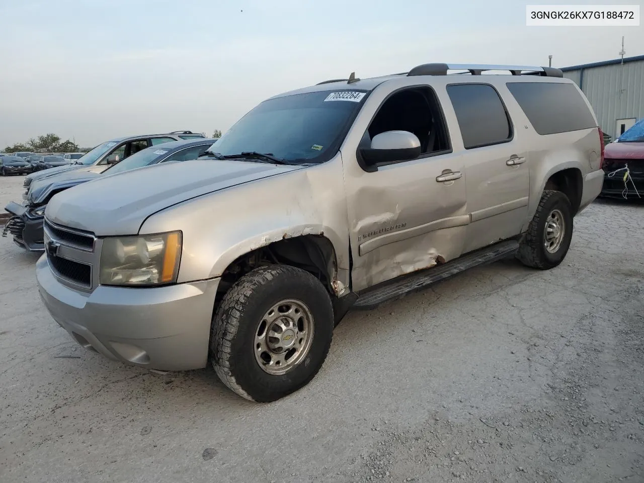 3GNGK26KX7G188472 2007 Chevrolet Suburban K2500