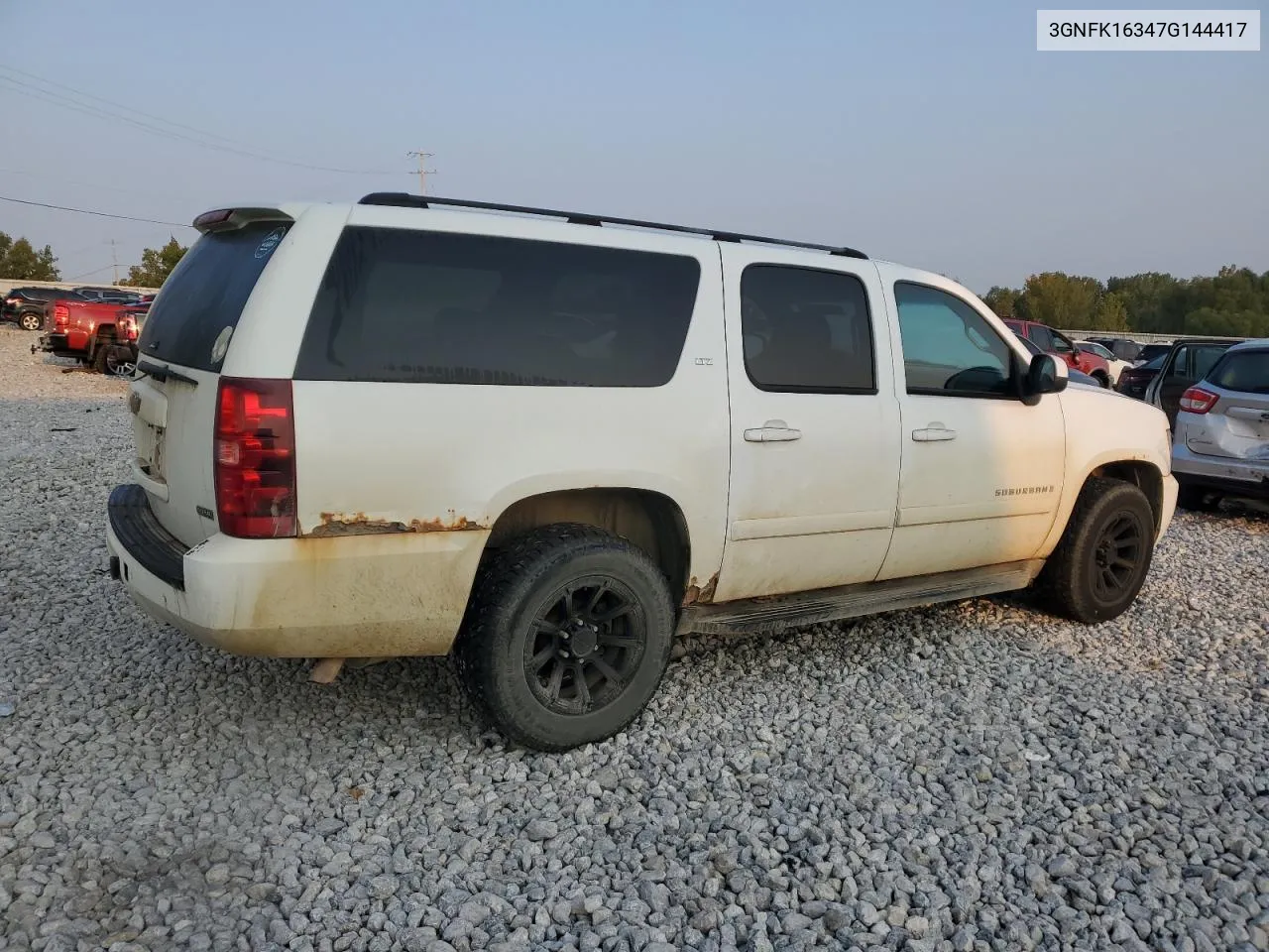 2007 Chevrolet Suburban K1500 VIN: 3GNFK16347G144417 Lot: 71093544