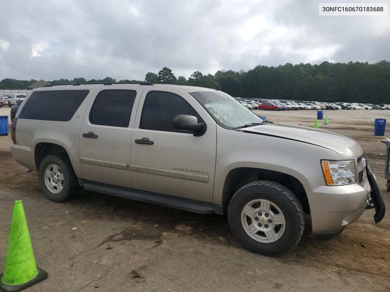 2007 Chevrolet Suburban C1500 VIN: 3GNFC16067G183688 Lot: 71607014