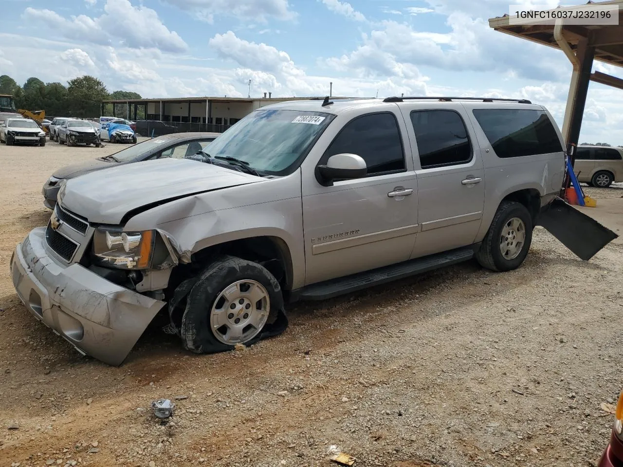 2007 Chevrolet Suburban C1500 VIN: 1GNFC16037J232196 Lot: 72887074