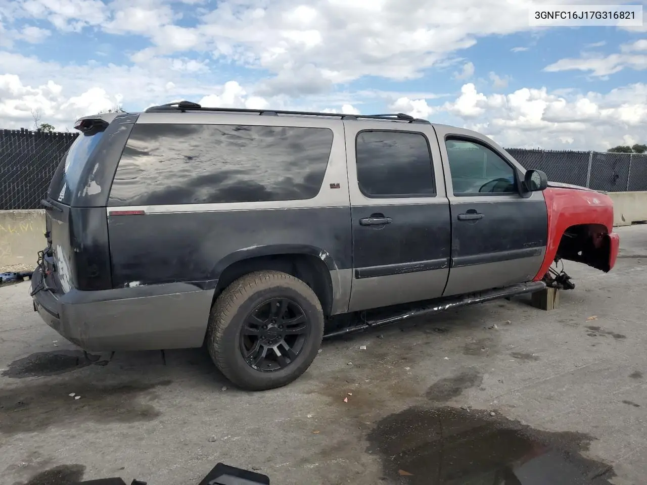 3GNFC16J17G316821 2007 Chevrolet Suburban C1500