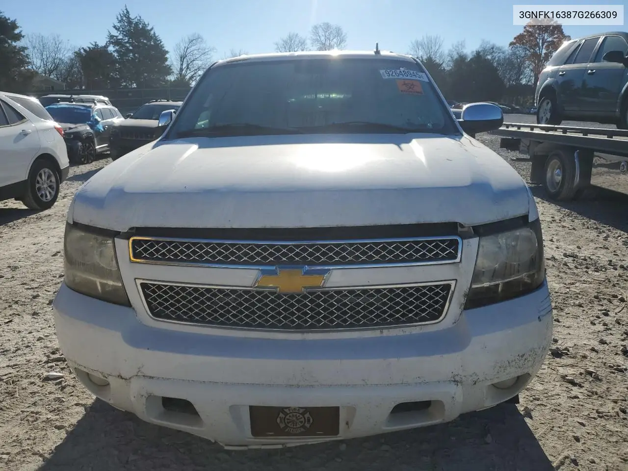 3GNFK16387G266309 2007 Chevrolet Suburban K1500