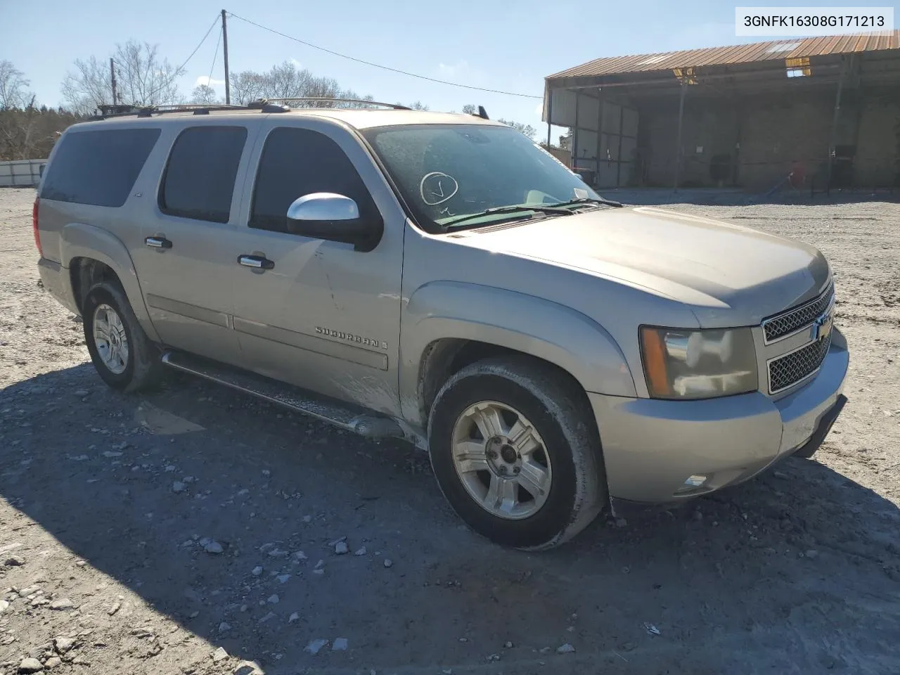 2008 Chevrolet Suburban K1500 Ls VIN: 3GNFK16308G171213 Lot: 46183524