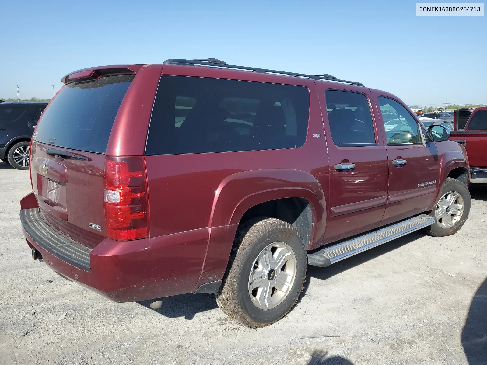 2008 Chevrolet Suburban K1500 Ls VIN: 3GNFK16388G254713 Lot: 49915754