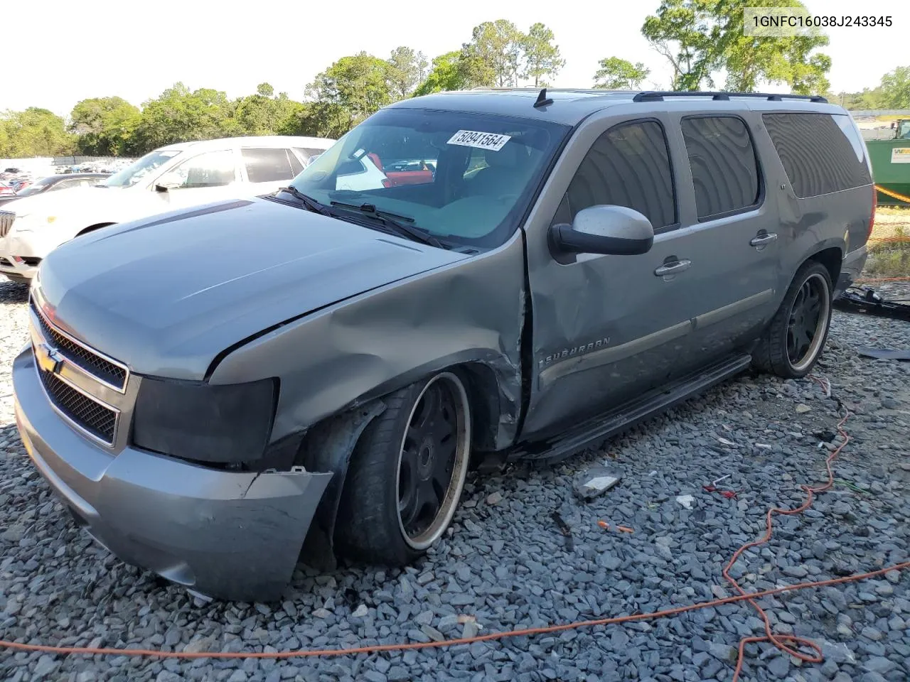 2008 Chevrolet Suburban C1500 Ls VIN: 1GNFC16038J243345 Lot: 50941564