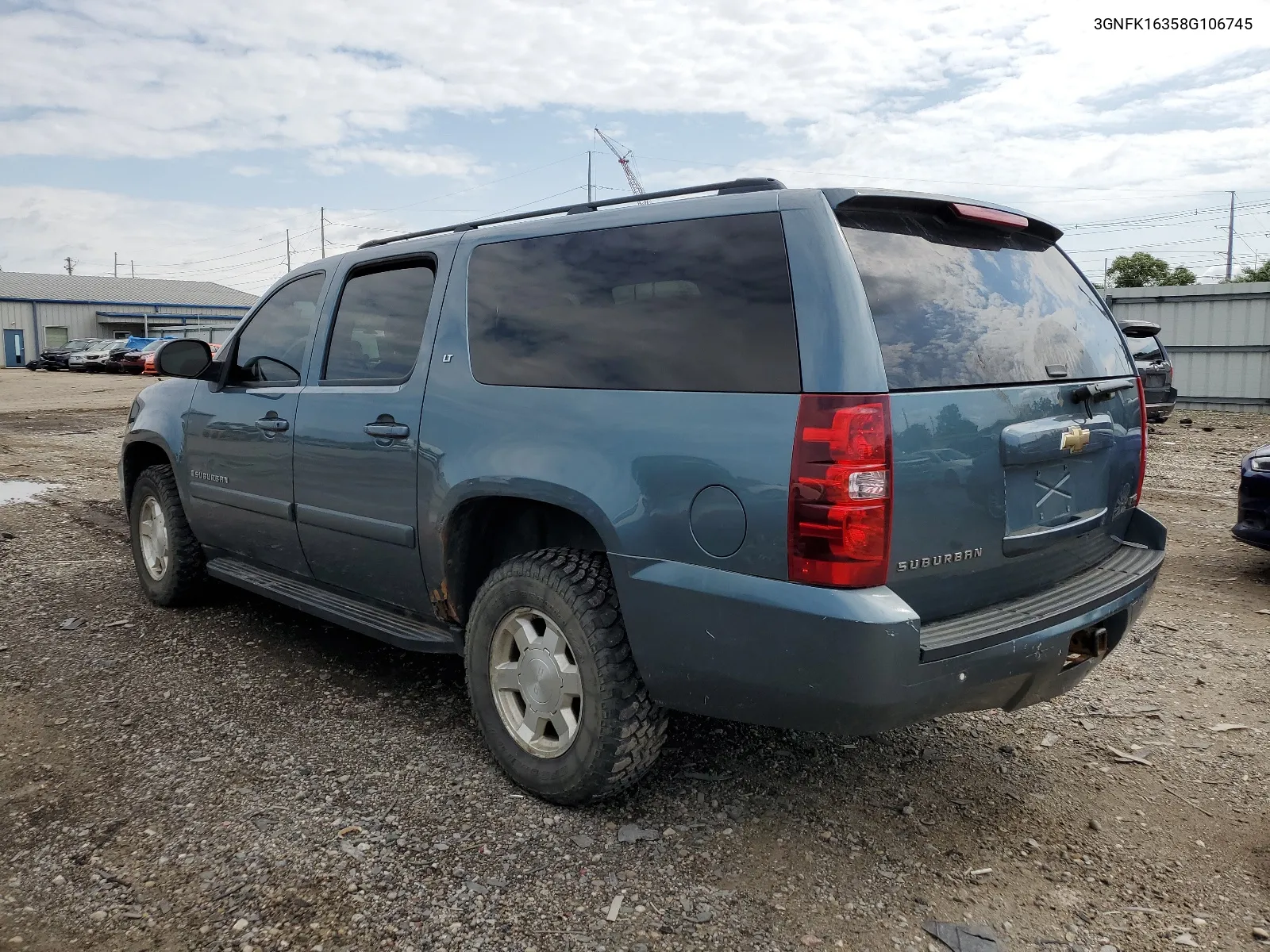 2008 Chevrolet Suburban K1500 Ls VIN: 3GNFK16358G106745 Lot: 63070094