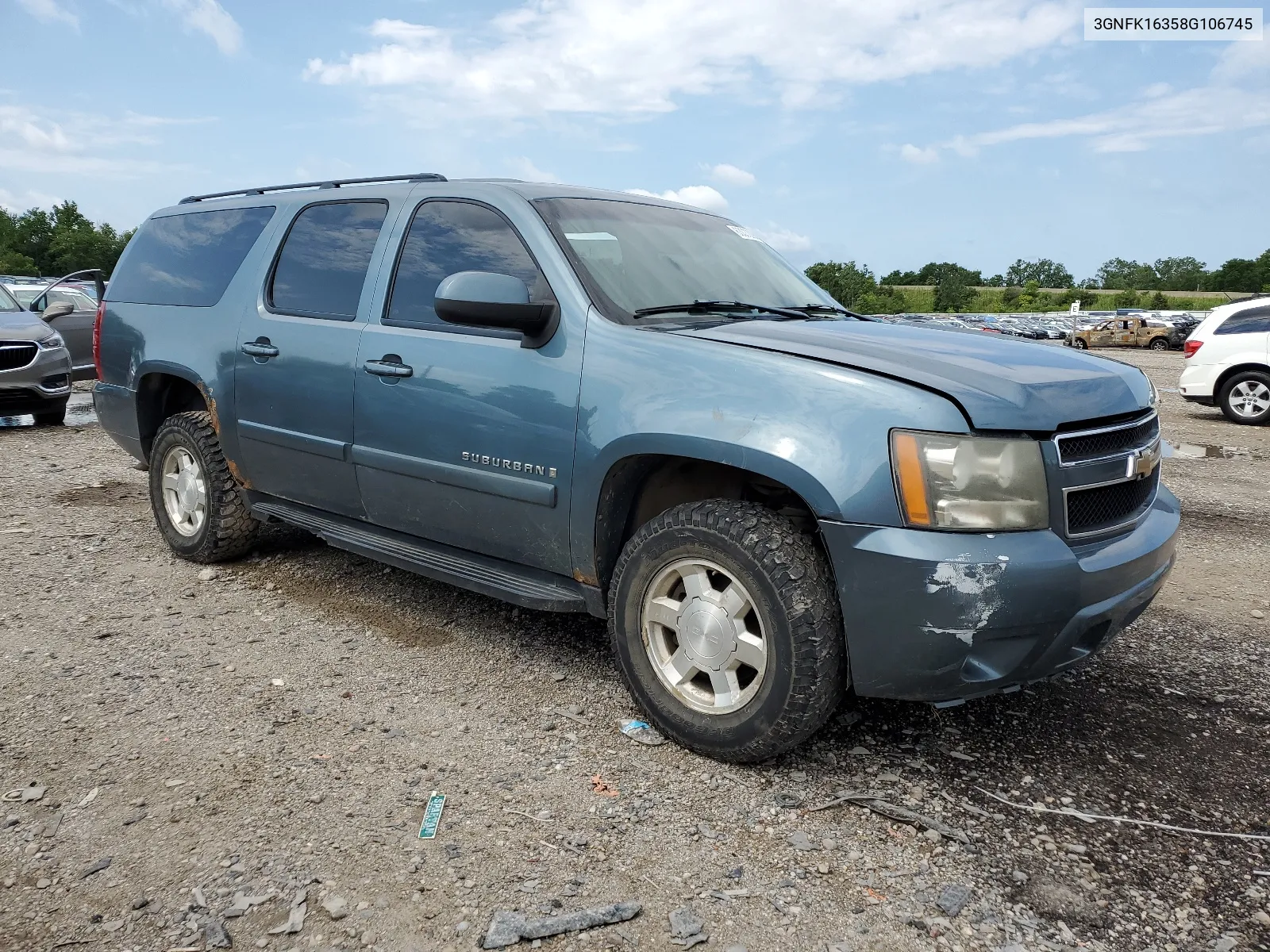 3GNFK16358G106745 2008 Chevrolet Suburban K1500 Ls