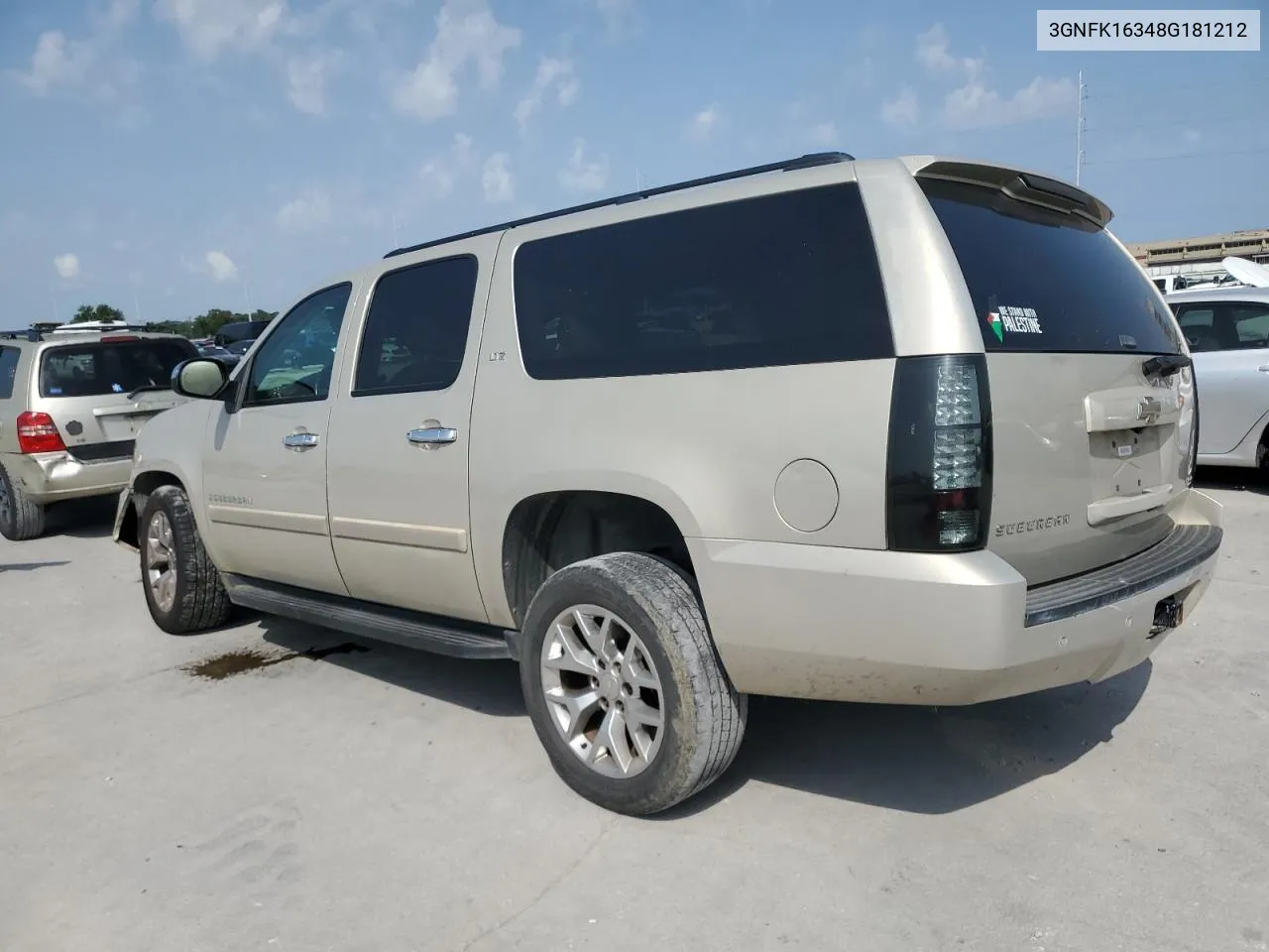 2008 Chevrolet Suburban K1500 Ls VIN: 3GNFK16348G181212 Lot: 65759894