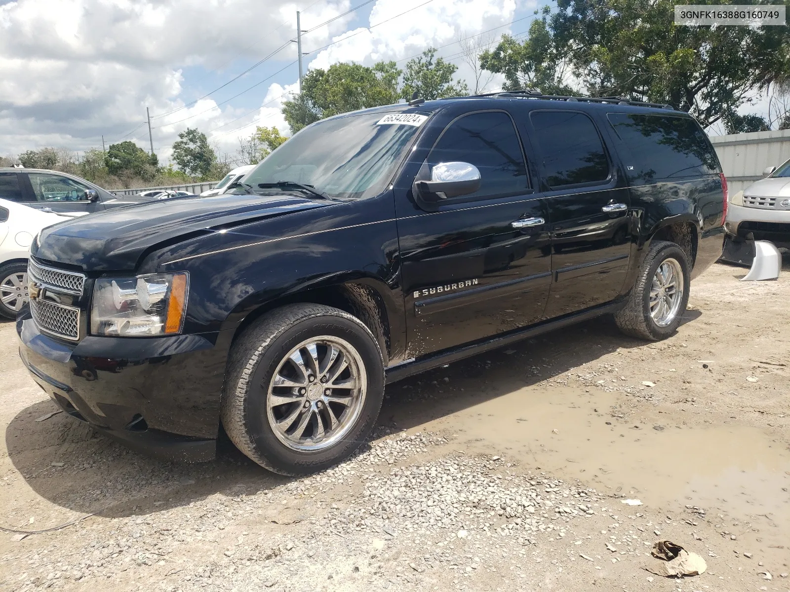 3GNFK16388G160749 2008 Chevrolet Suburban K1500 Ls