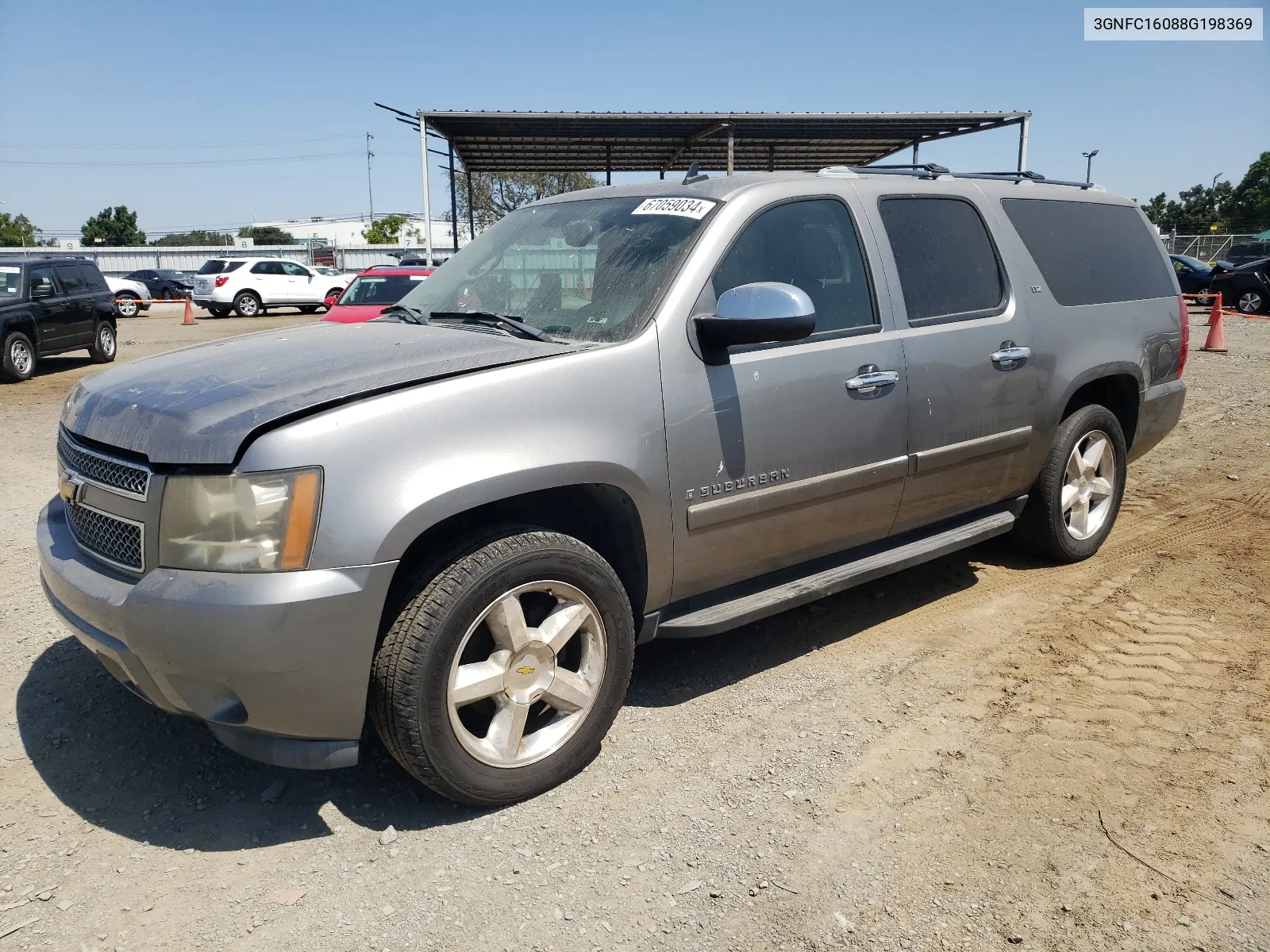 3GNFC16088G198369 2008 Chevrolet Suburban C1500 Ls