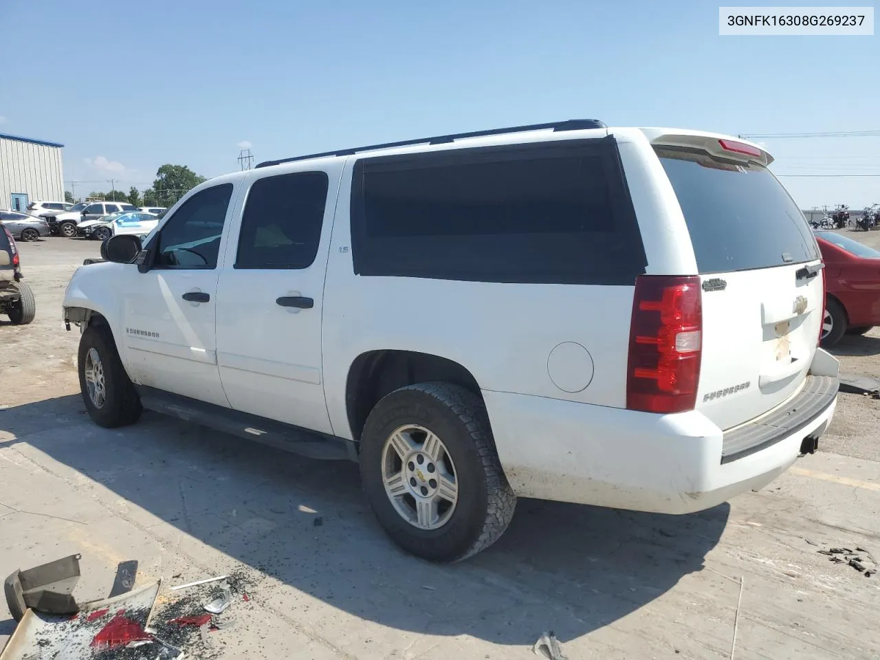 3GNFK16308G269237 2008 Chevrolet Suburban K1500 Ls