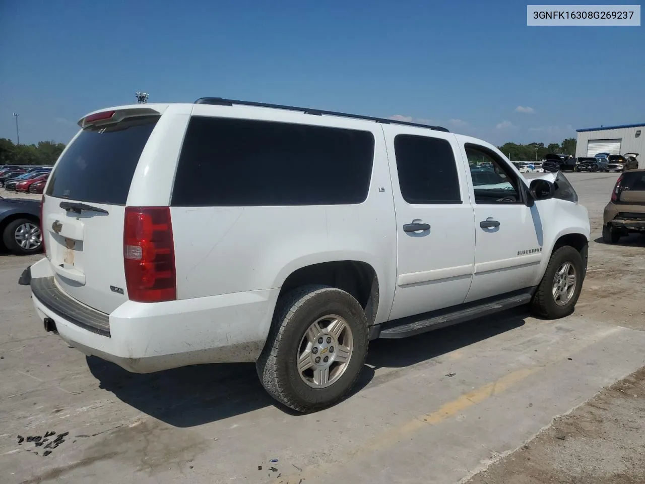 3GNFK16308G269237 2008 Chevrolet Suburban K1500 Ls