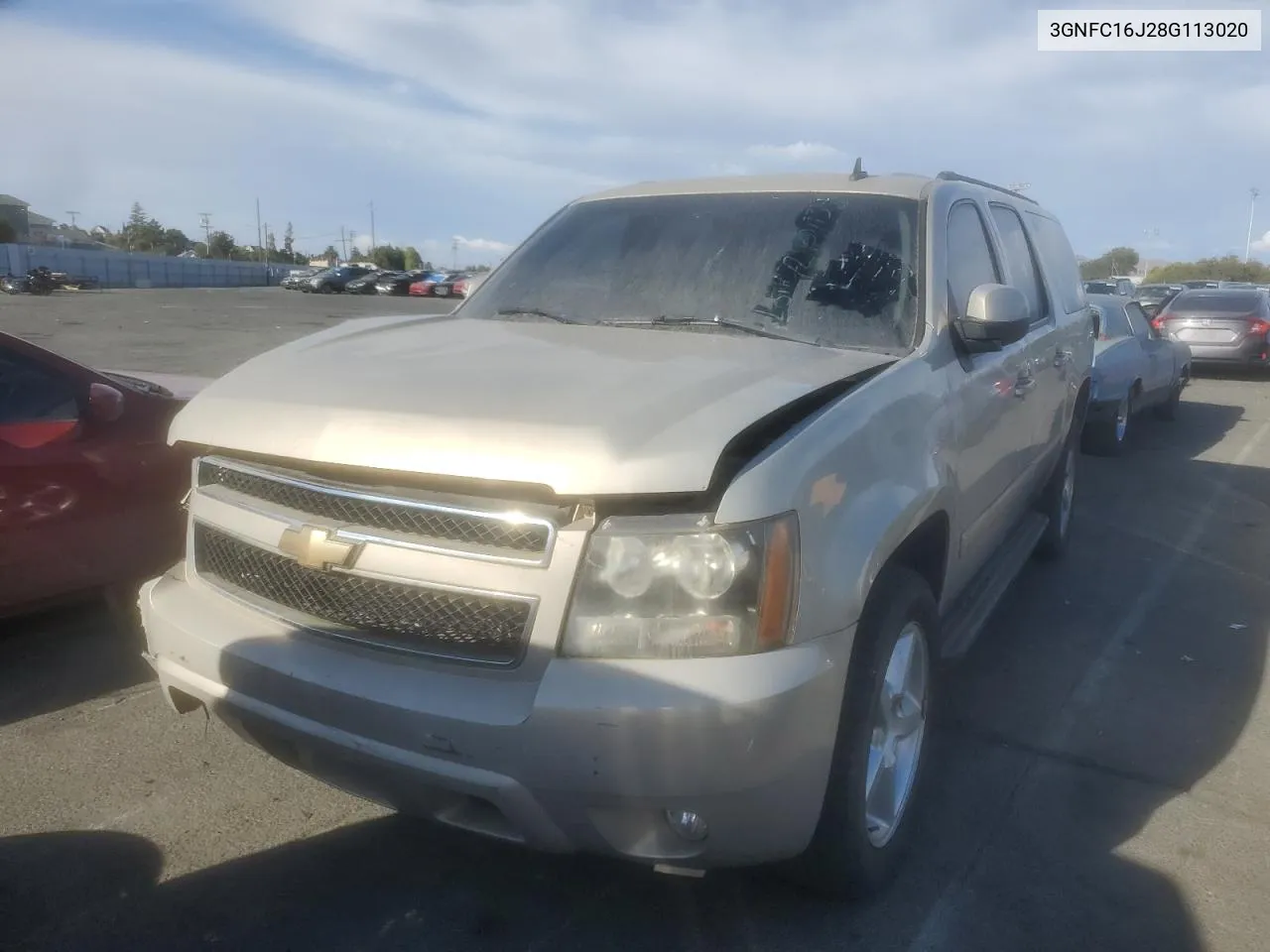 2008 Chevrolet Suburban C1500 Ls VIN: 3GNFC16J28G113020 Lot: 72404734