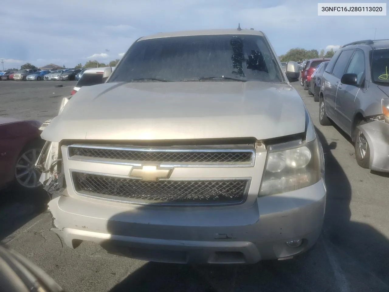 2008 Chevrolet Suburban C1500 Ls VIN: 3GNFC16J28G113020 Lot: 72404734