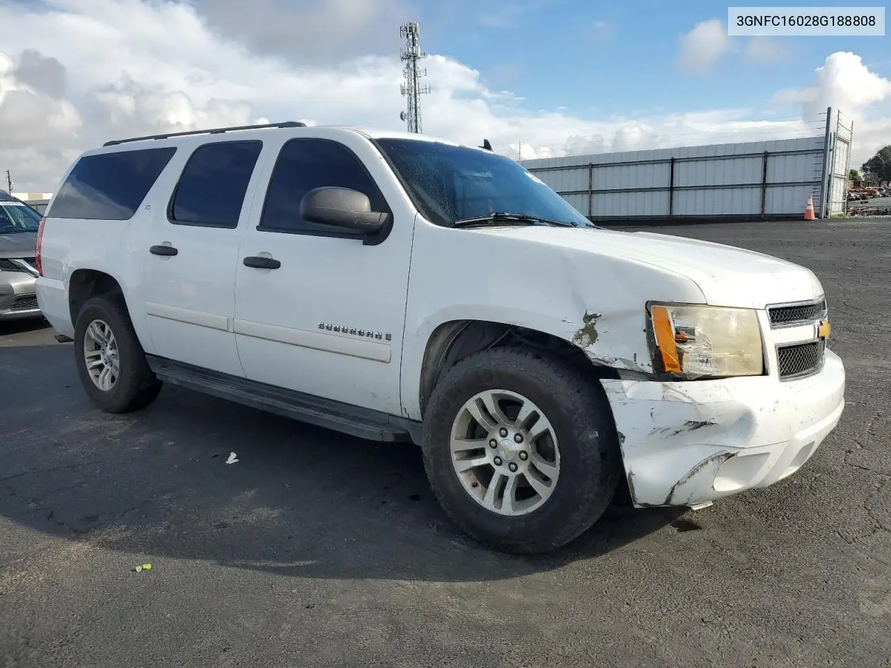 3GNFC16028G188808 2008 Chevrolet Suburban C1500 Ls