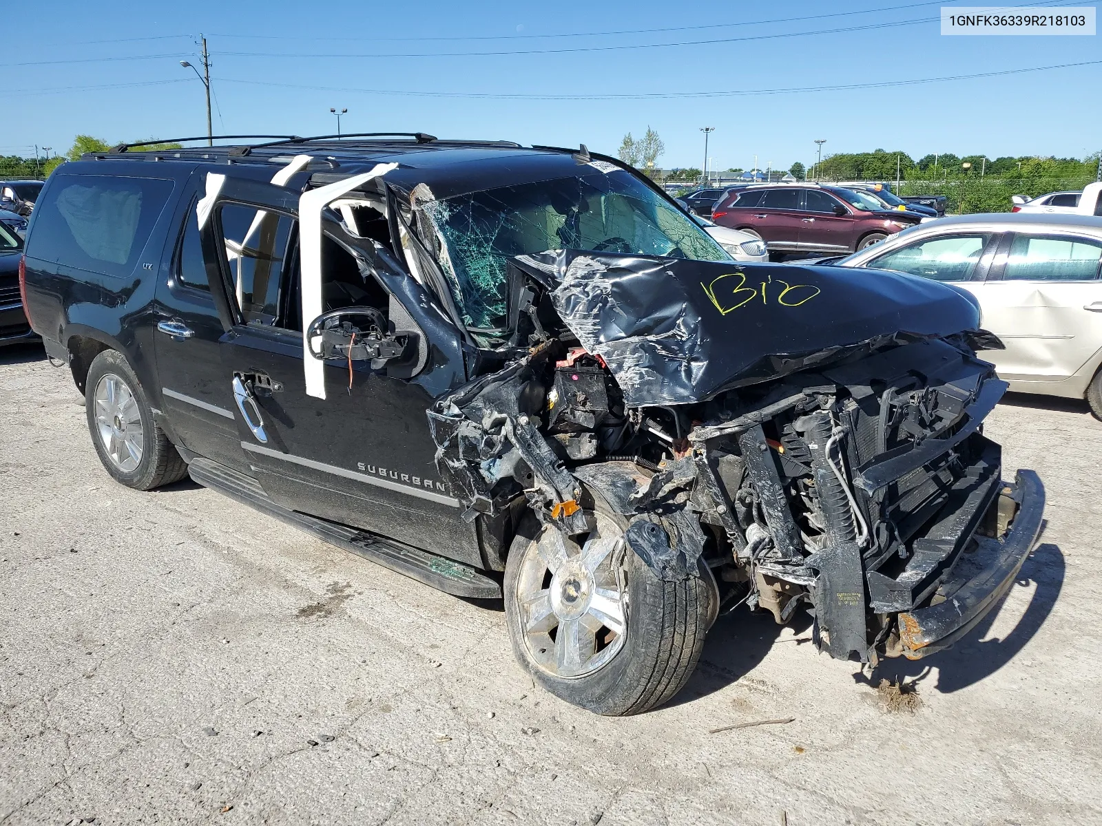 1GNFK36339R218103 2009 Chevrolet Suburban K1500 Ltz