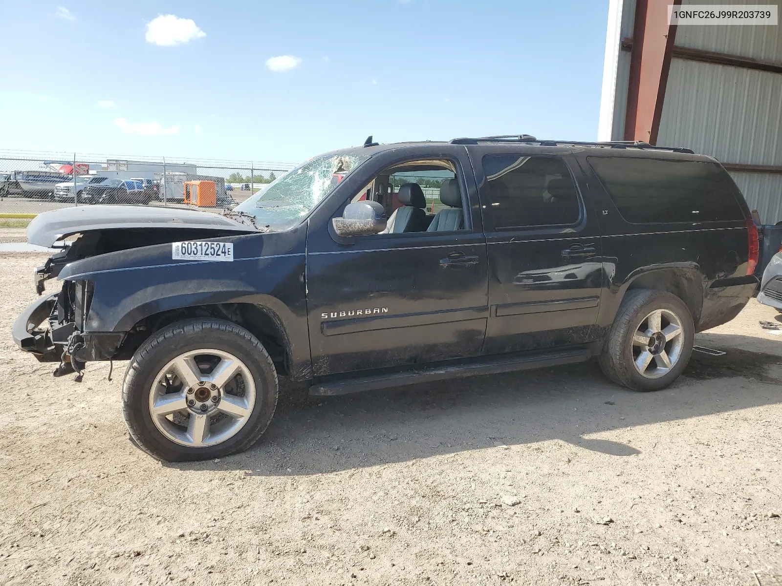 2009 Chevrolet Suburban C1500 Lt VIN: 1GNFC26J99R203739 Lot: 60312524