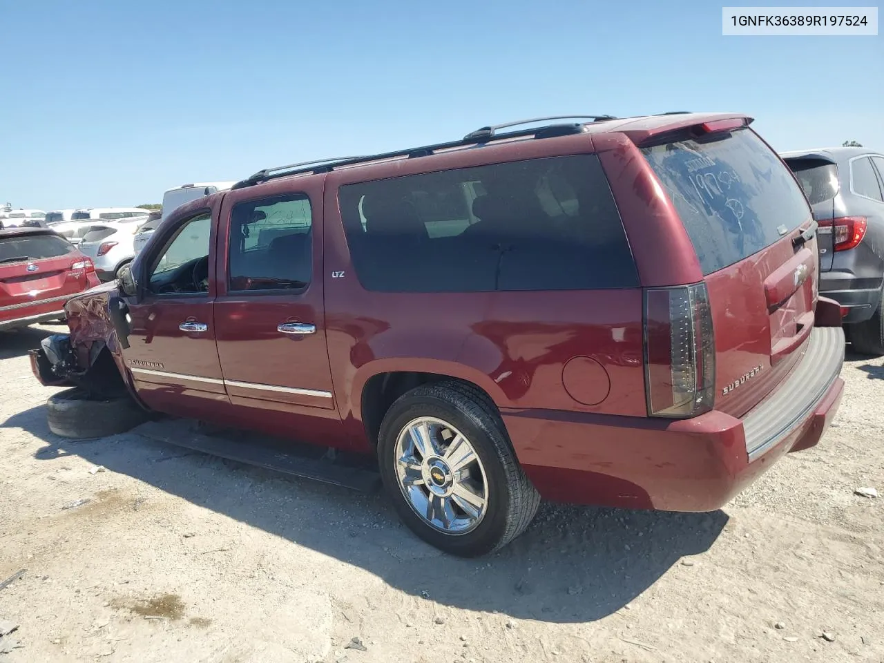 1GNFK36389R197524 2009 Chevrolet Suburban K1500 Ltz