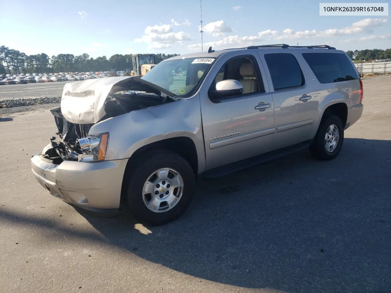 2009 Chevrolet Suburban K1500 Lt VIN: 1GNFK26339R167048 Lot: 71268354